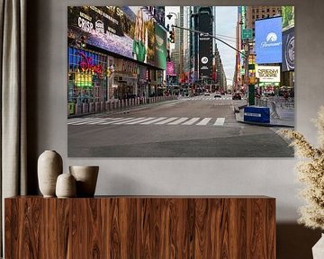 Times Square in New York early in the morning by Tim Vlielander