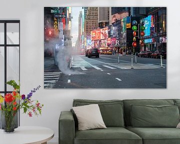 Times Square in New York early in the morning by Tim Vlielander