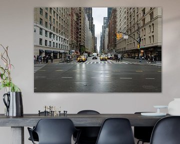 Busy street in Manhattan - New York by Tim Vlielander