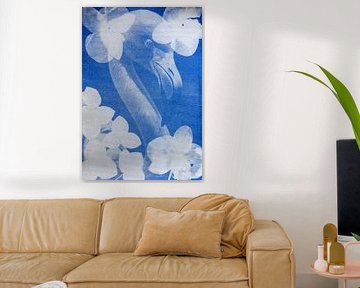 Blauwe elegantie van Piret Victoria Ribas Art & Photography