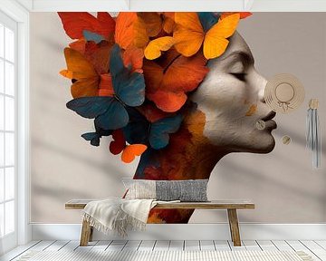 Schmetterlinge auf meinem Kopf