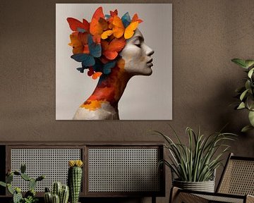 Schmetterlinge auf meinem Kopf von Harry Hadders Design