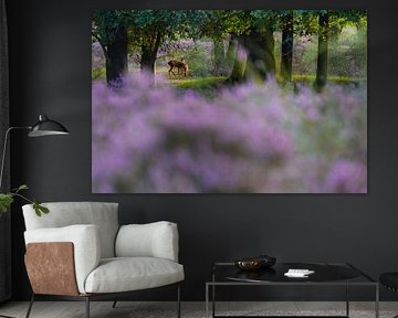 Wie ein Märchen Ziege mit Kalb