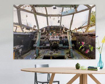 Verlassenes Flugzeug Cockpit einer Antonov im Ostblock von Gentleman of Decay
