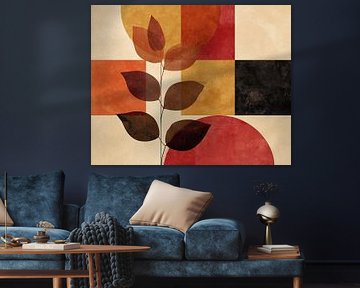 Feuilles audacieuses et harmonie géométrique sur La collection ARTEO