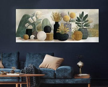 Blumenvasen von Blickfänger Gemälde