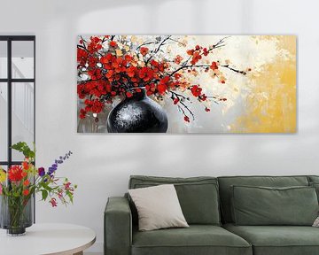 Fleurige Compositie van ARTEO Schilderijen