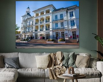 Île d'Usedom - Architecture des bains à Heringsdorf sur t.ART