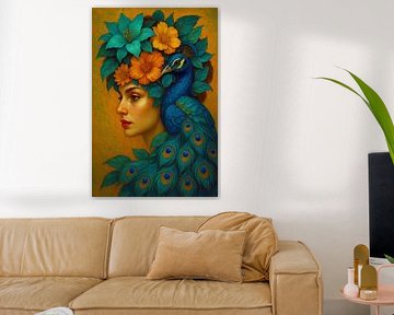 Peacock Chic, Versuchen Sie das nicht zu Hause von Moonheart Artworks