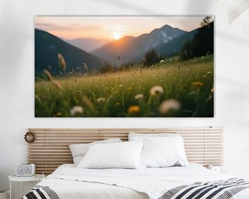 Stal in het laatste licht