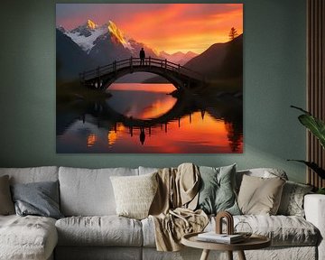 Hölzerner Weg zum Horizont