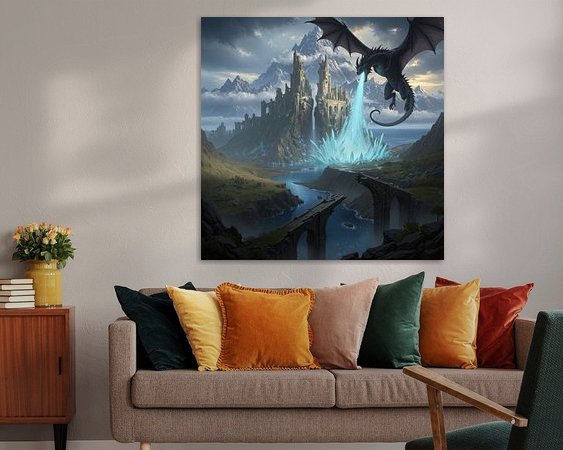 Example of the artwork in a room