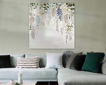 Zwischen den blattreichen Blütentrauben