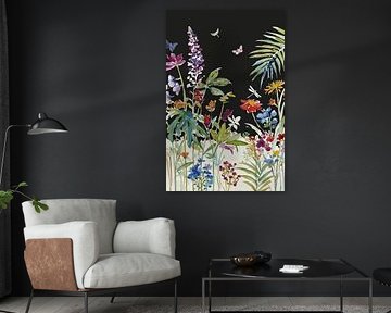 Une explosion de fleurs dans la nuit sur Color Square