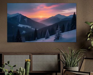 Betoverende glittersneeuw