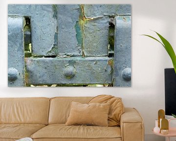 Moderne kunst van historisch hekwerk van BriGit Stokman