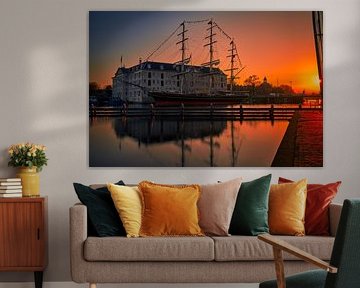 Foto vom Oosterdok und dem Scheepvaartmuseum in Amsterdam, 20 von Amsterdam.Photos