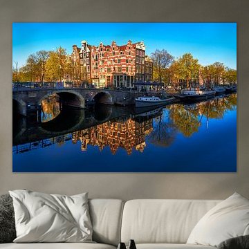 Blick von der Papiermolensluis in Amsterdam, 2021 - 17