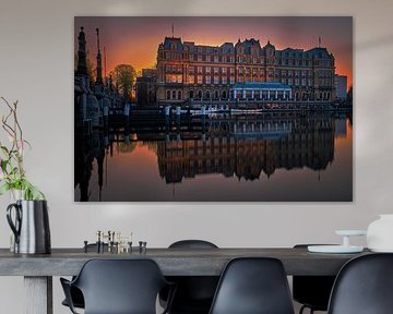 Uitzicht op het Amstel Hotel in Amsterdam, 2019 van Amsterdam.Photos