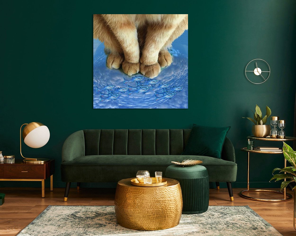 Example of the artwork in a room