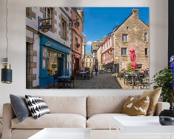 Oude stad van Quimper, Bretagne van Christian Müringer