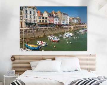 Douarnenez harbour promenade, Brittany