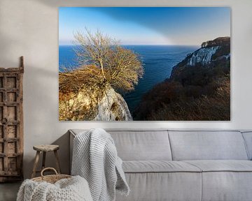 Königsstuhl in autumn on the coast of the Baltic Sea on the island of R by Rico Ködder