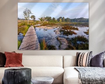 Wanderweg über das Moor in der Brunssumer Heide! von Remco Van Daalen