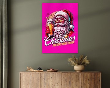 Frohe Weihnachten Fabrik Bier Bestellung von Artkreator