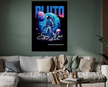 Pluto Amazing Space Explorer von Artkreator