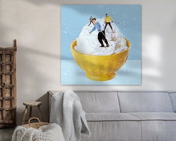 Icecream Skiing von Marja van den Hurk