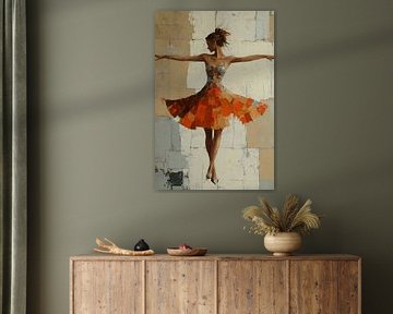 Action de la danseuse orange vivante sur Zen et Plus