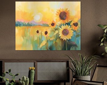 Sunflowers by Eye catching paintings