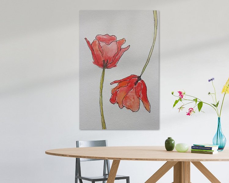 Example of the artwork in a room