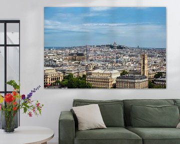 Paris von Notre Dame mit Blick auf Sacre Coeur von Jan Sportel Photography