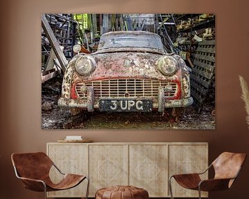 Forgotten Triumph - in a garage somewhere in England. by Gentleman of Decay