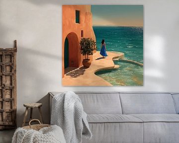 Cala et la mer sur Yaya's