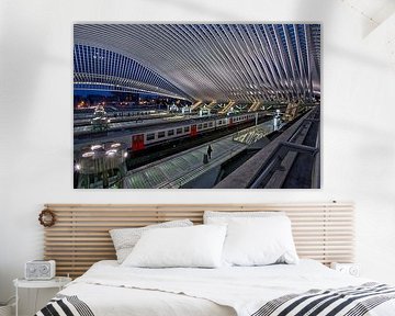 Vertrek /Station Luik-Guillemins  sur Jo Miseré