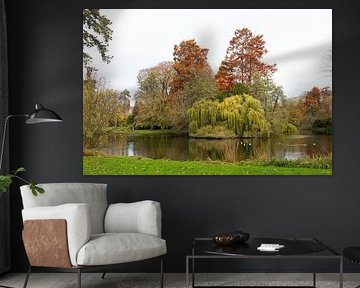 Der Wilhelminapark in Utrecht im Herbst