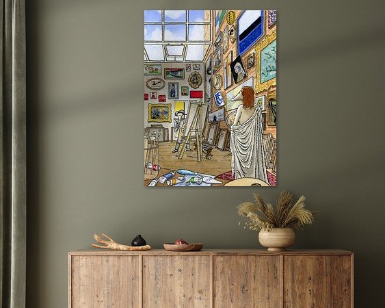 Example of the artwork in a room