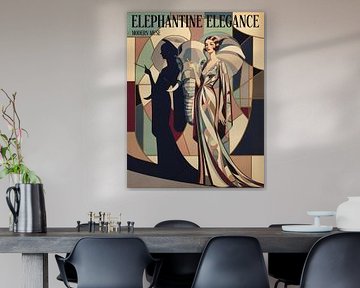 L'élégance éléphantine : Muse de l'art déco moderne