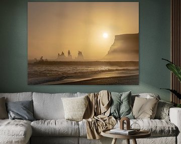 Coucher de soleil Islande