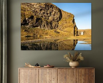 Islande, chute d'eau de Skogafoss