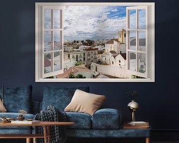 View of Tavira seen from a window by Fotografie Jeronimo
