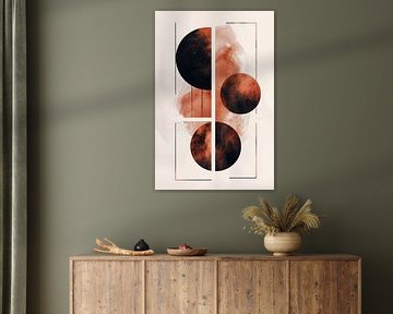 Retrometric - Geometric Mocha Moon IV