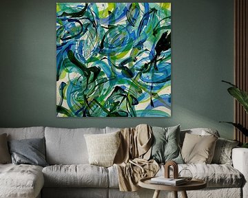 Blue tide by Kay Weber