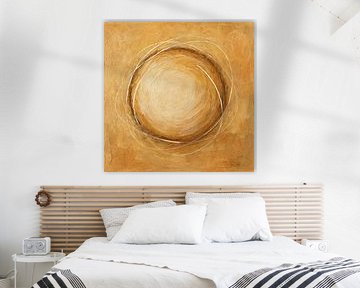 Kreis mit weißen Linien von Claudia Gründler