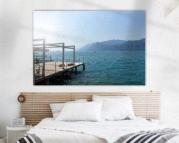 Lake Garda near Malcesine by Heiko Kueverling