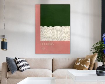 Bauhaus Minimalistisches Wellen Design 1923 von Niklas Maximilian