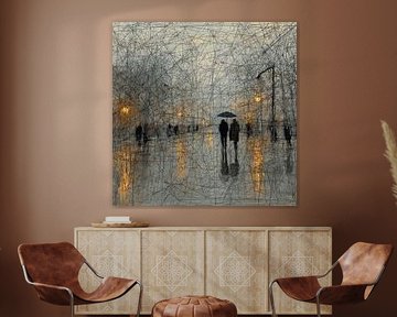 Reflektierte stille Schritte von Nomo.Art